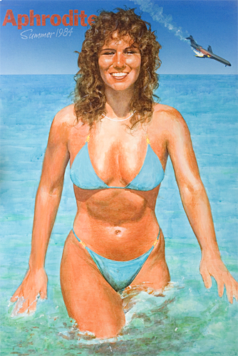 Aphrodite Summer 1984 painted by pop artist Trevor Heath