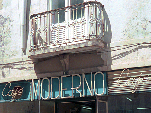 Café Moderno photographed by artist Trevor Heath