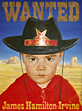 A portrait of James painted by artist Trevor Heath