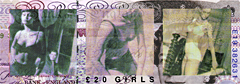 Twenty pound girls, an image created by pop artist Trevor Heath